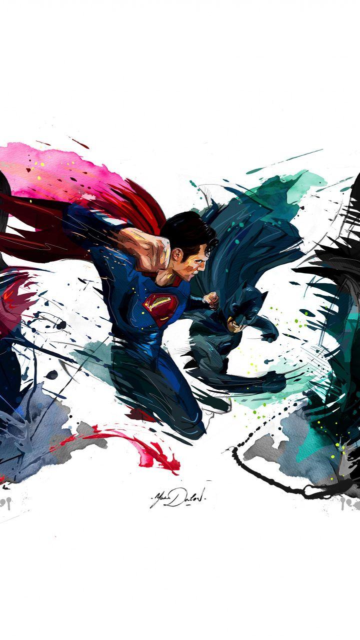 Batman Vs Superman 4k Sketch Artwork Wallpaper