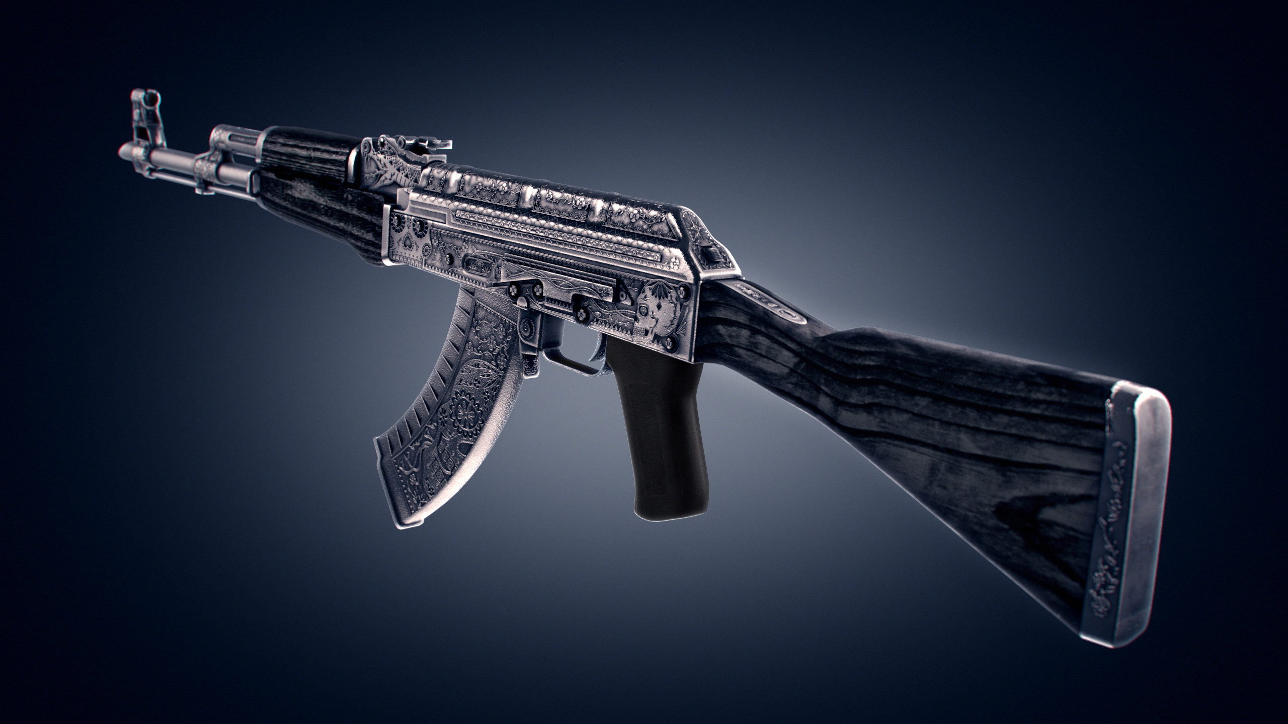 My First Cs Go Weapon Skin 3d Render Ak Cartel Inspired By