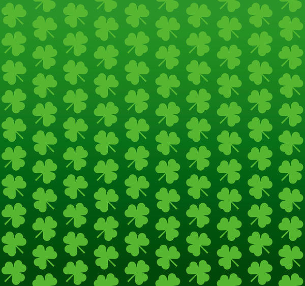 St Patricks Day Shamrocks Background