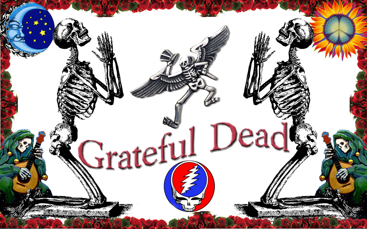Grateful Dead Colorful Abstract Mobile Wallpaper
