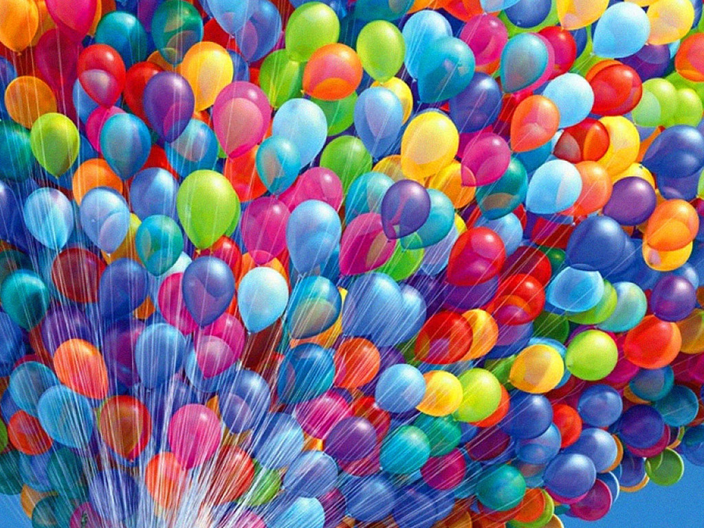 Colorful House Air Balloons HD Wallpaper