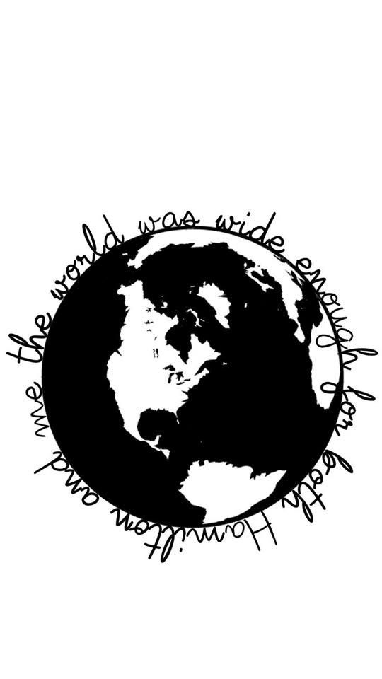 The World Was Wide Enough Hamilton Wallpaper