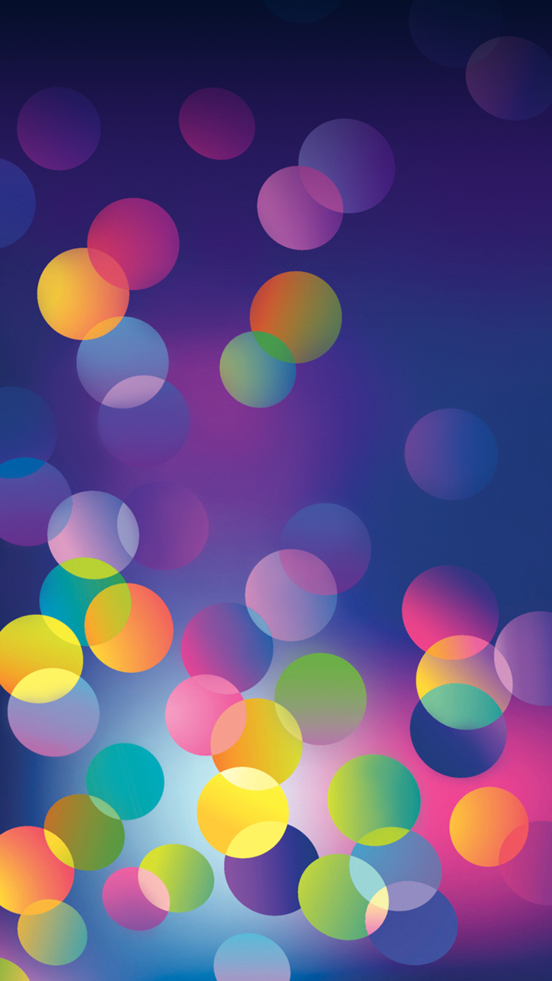 Colour Bubbles iPhone Wallpaper Gradient Abstract Tap