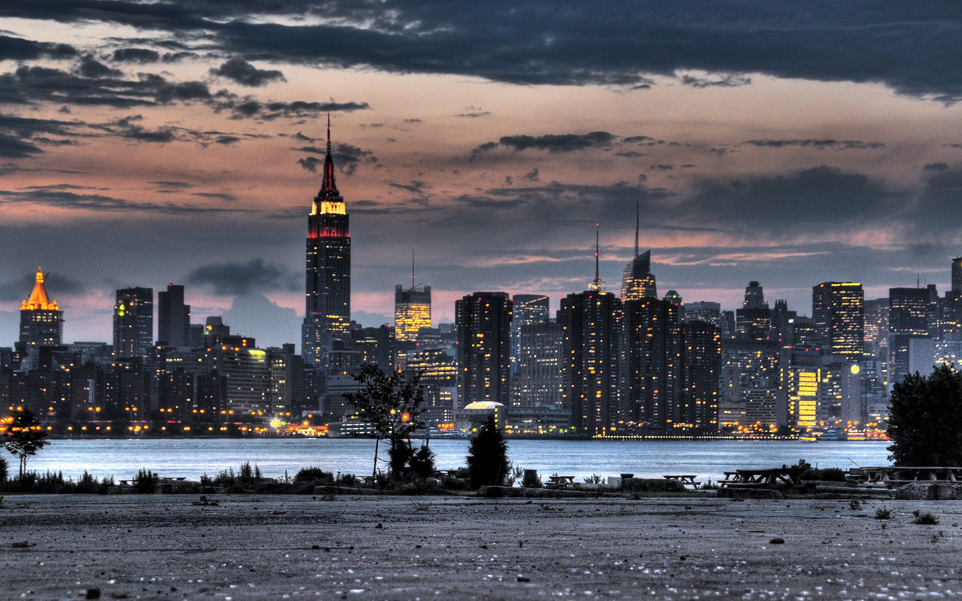 New York City Skyline HD Wallpaper Wallpapercharlie