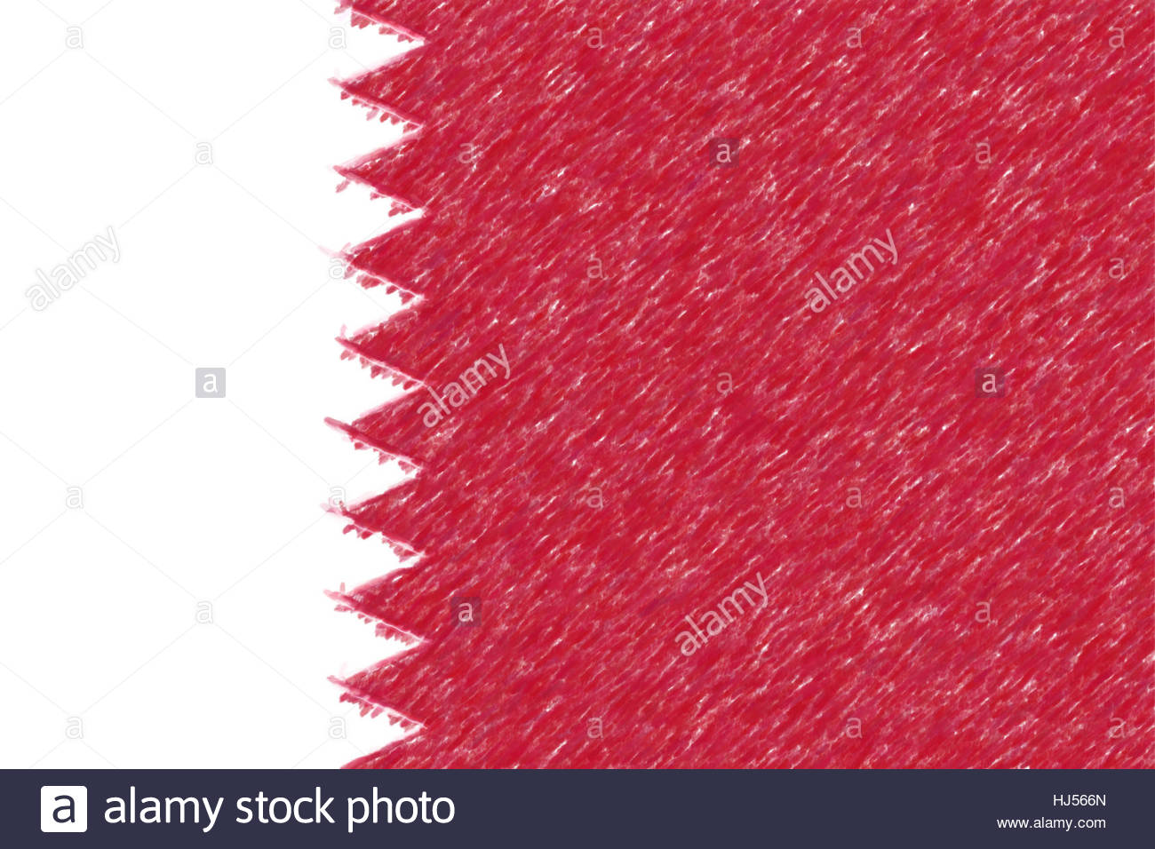 Flag Of Qatar Background O Texture Color Pencil Effect Stock