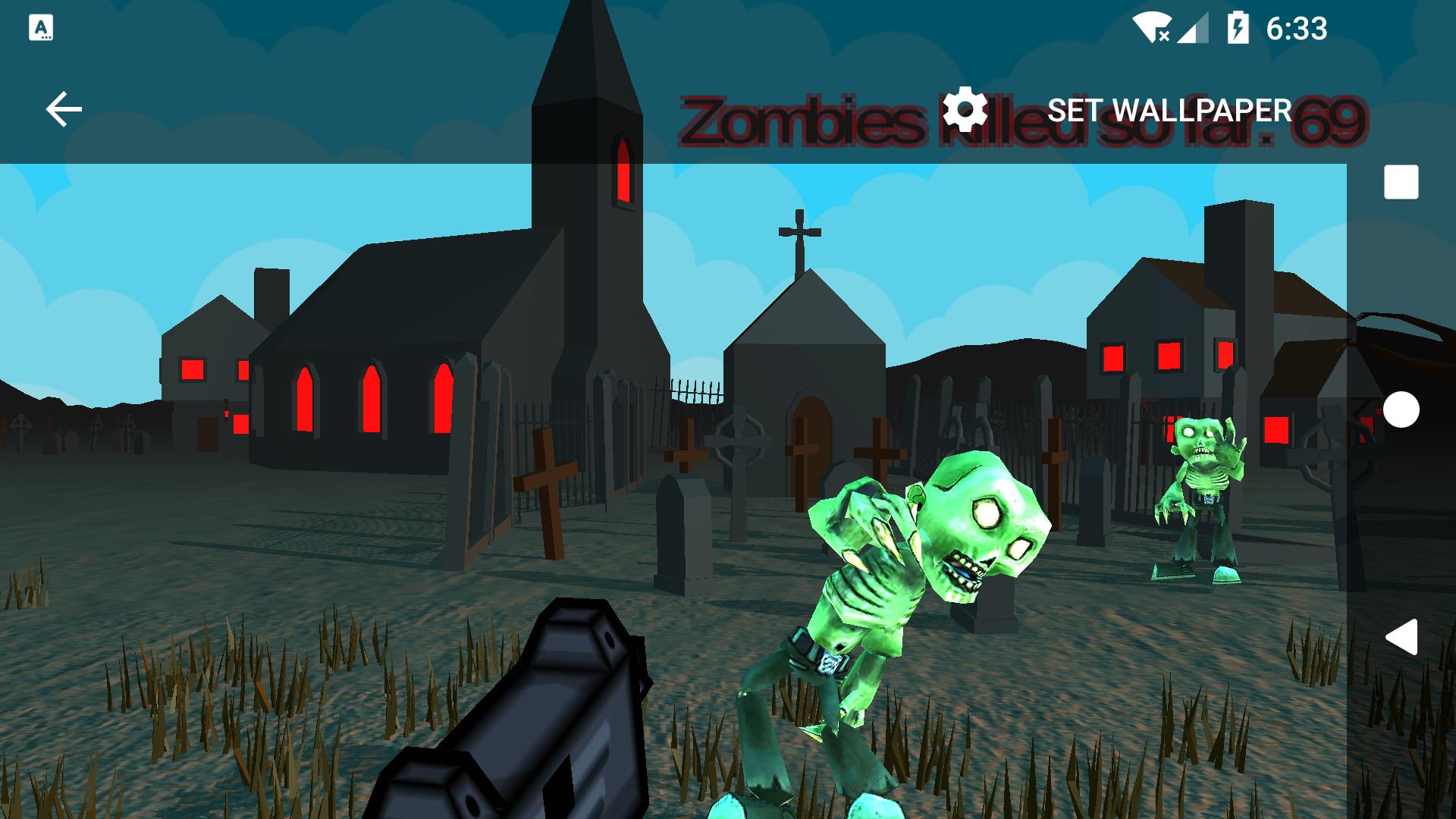 Zombie Invasion Interactive Live Wallpaper For Android
