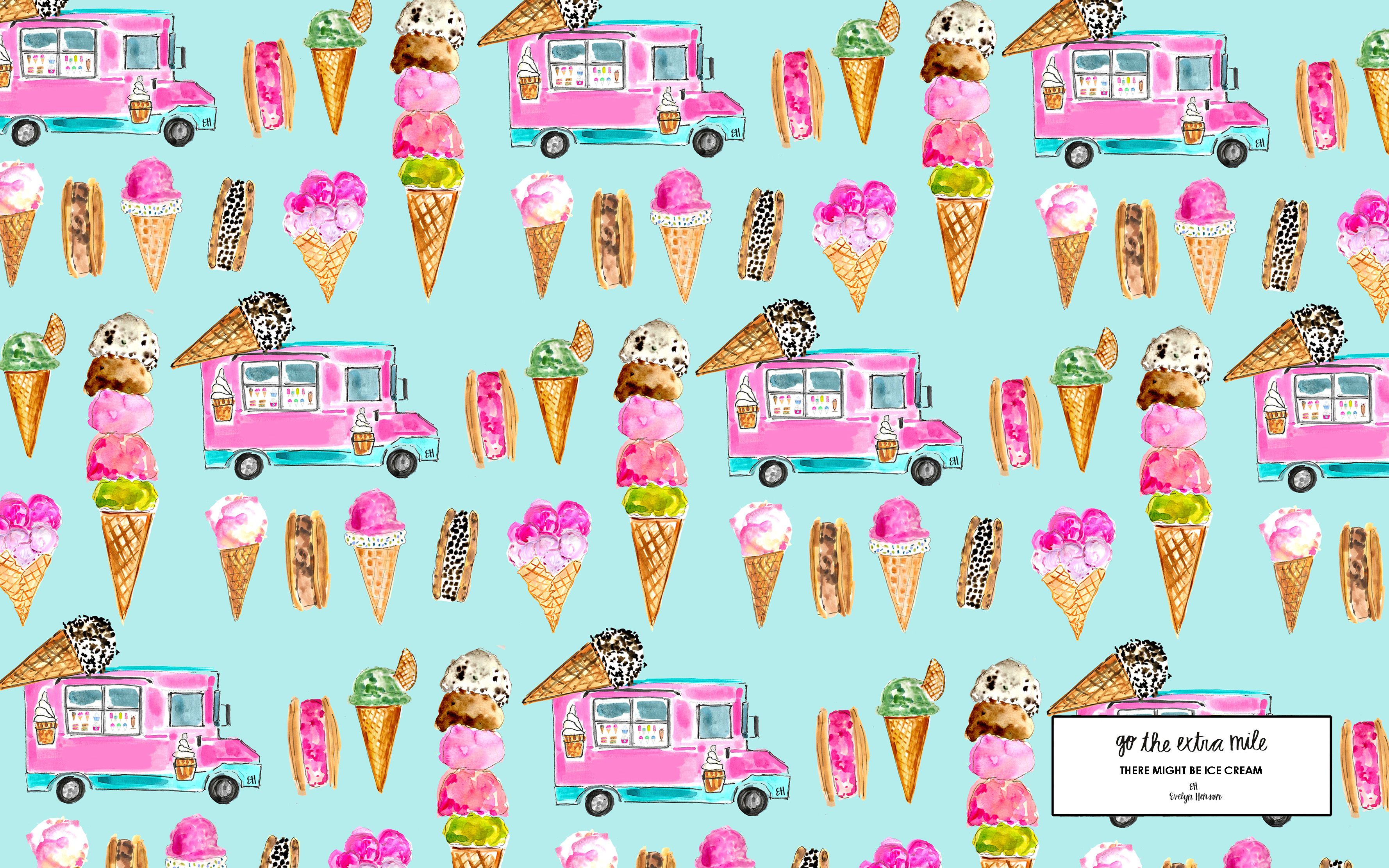 Desktop Background Ice And Cream Parlor