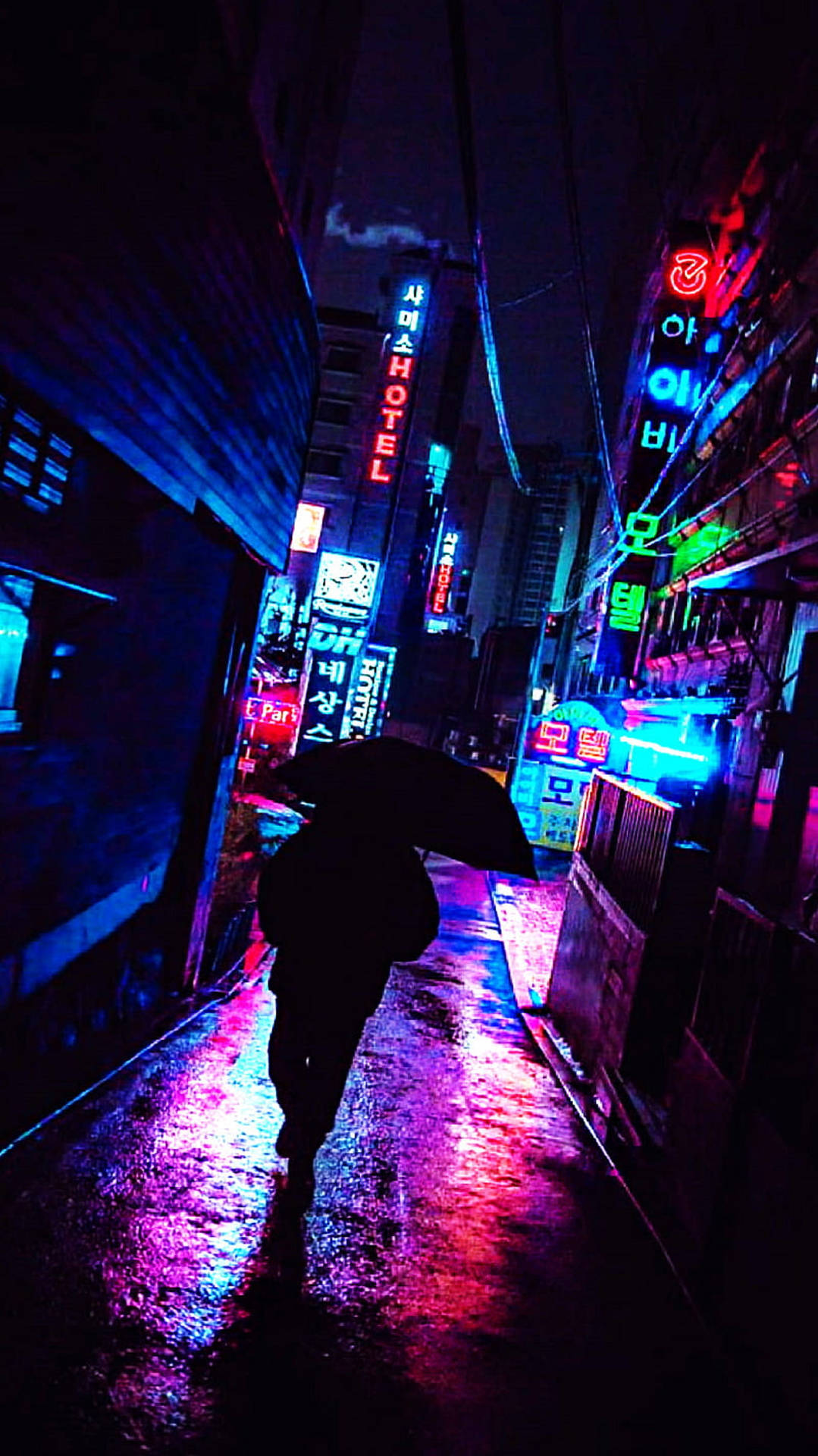 4k Neon iPhone Wallpaper