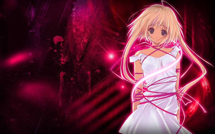 Anime Girl Pink Wallpaper By 2fast4udk