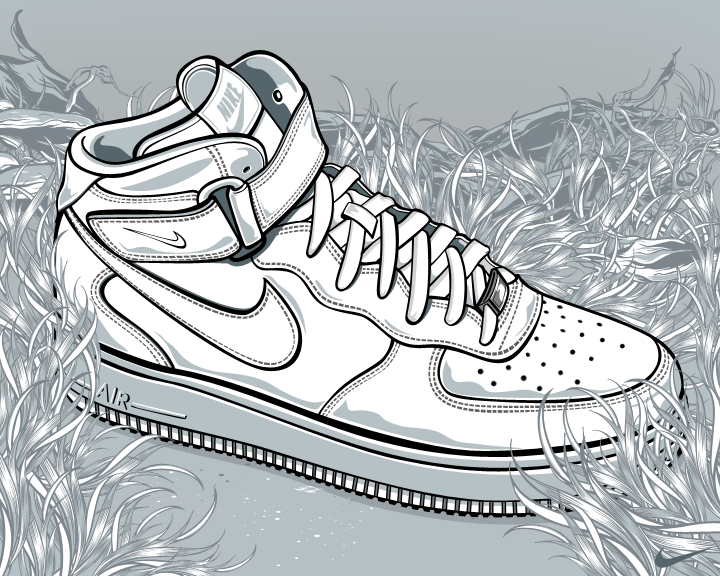 Nike Air force One by Aseo on