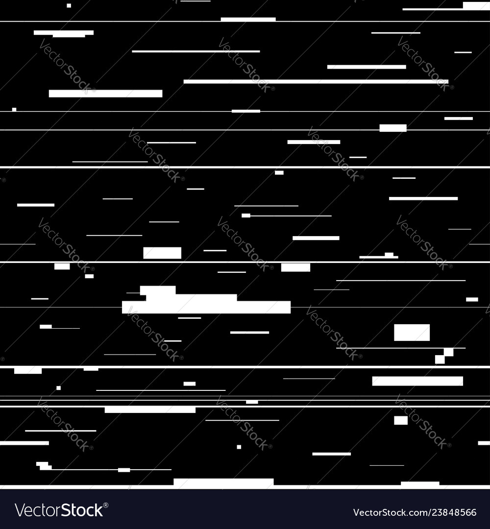 Glitch Abstract Background With Distortion Vector Image
