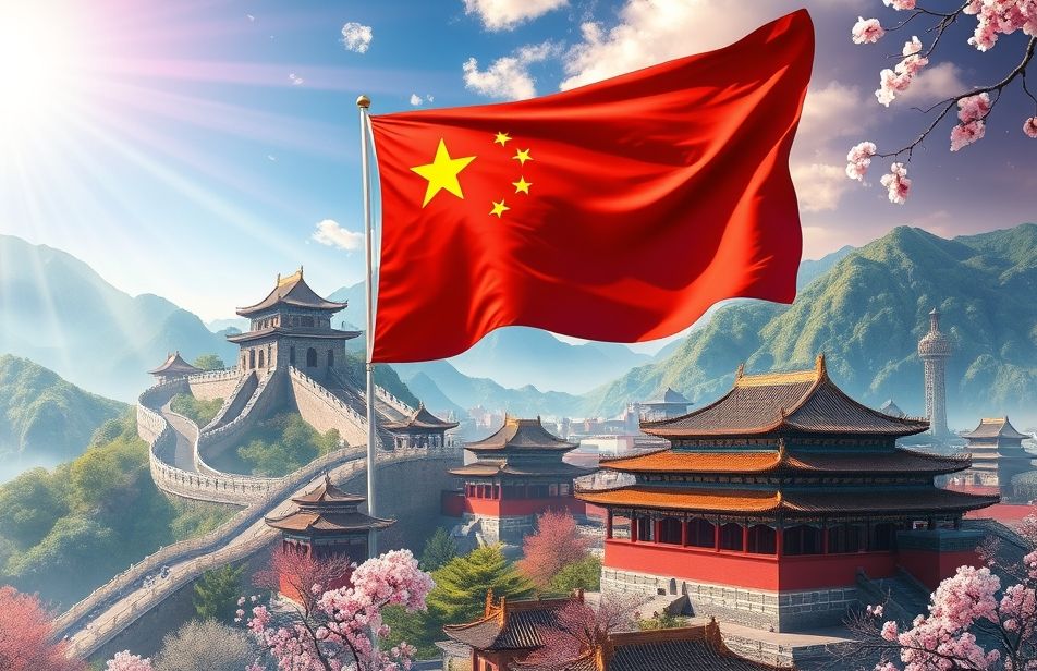 China Flag Wallpaper