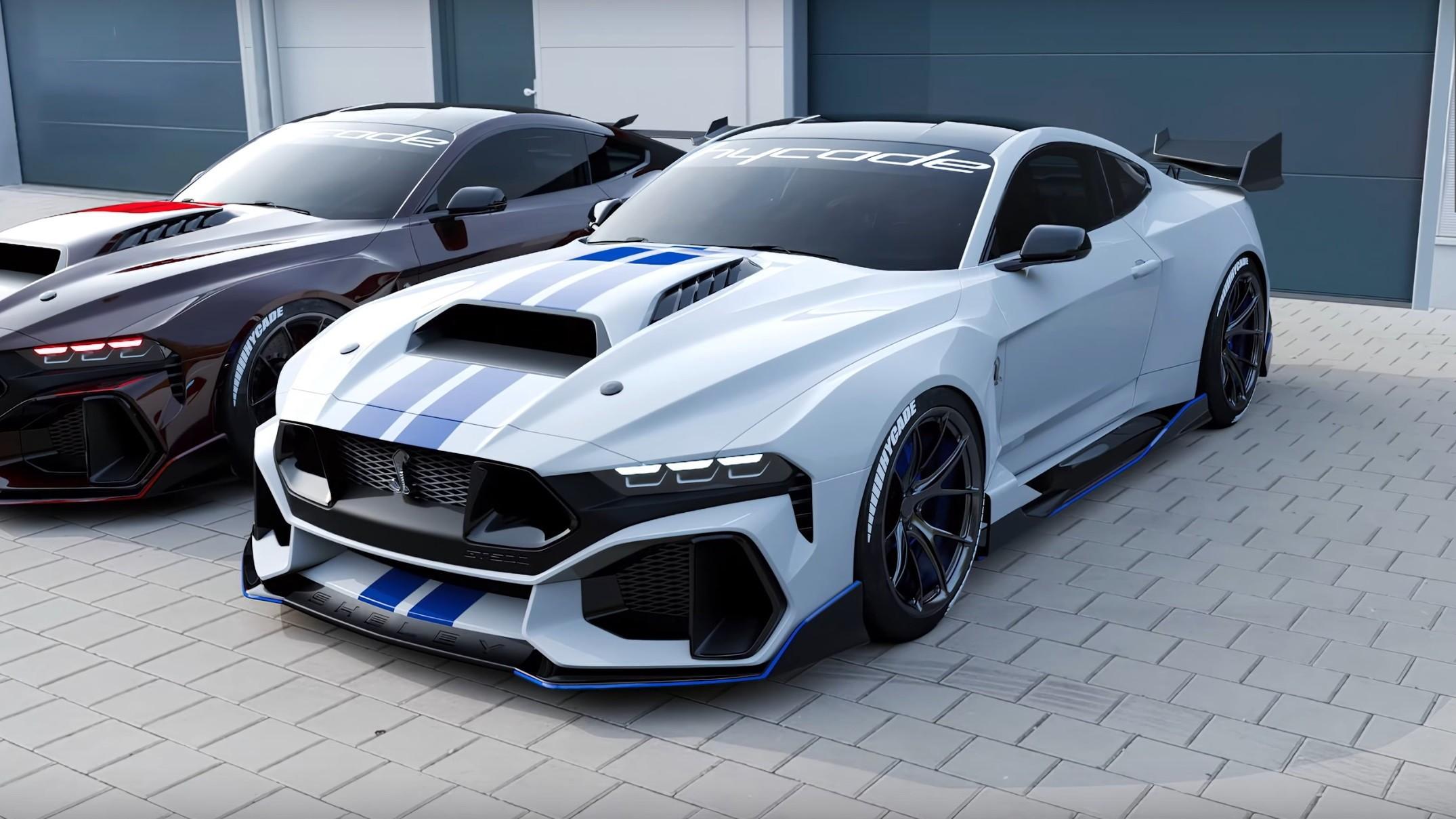 Ford Mustang Shelby Gt500 Imagined Doesn T Give A Flying