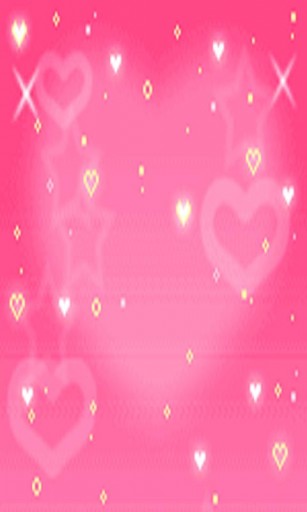 Bigger Falling Hearts Live Wallpaper For Android Screenshot