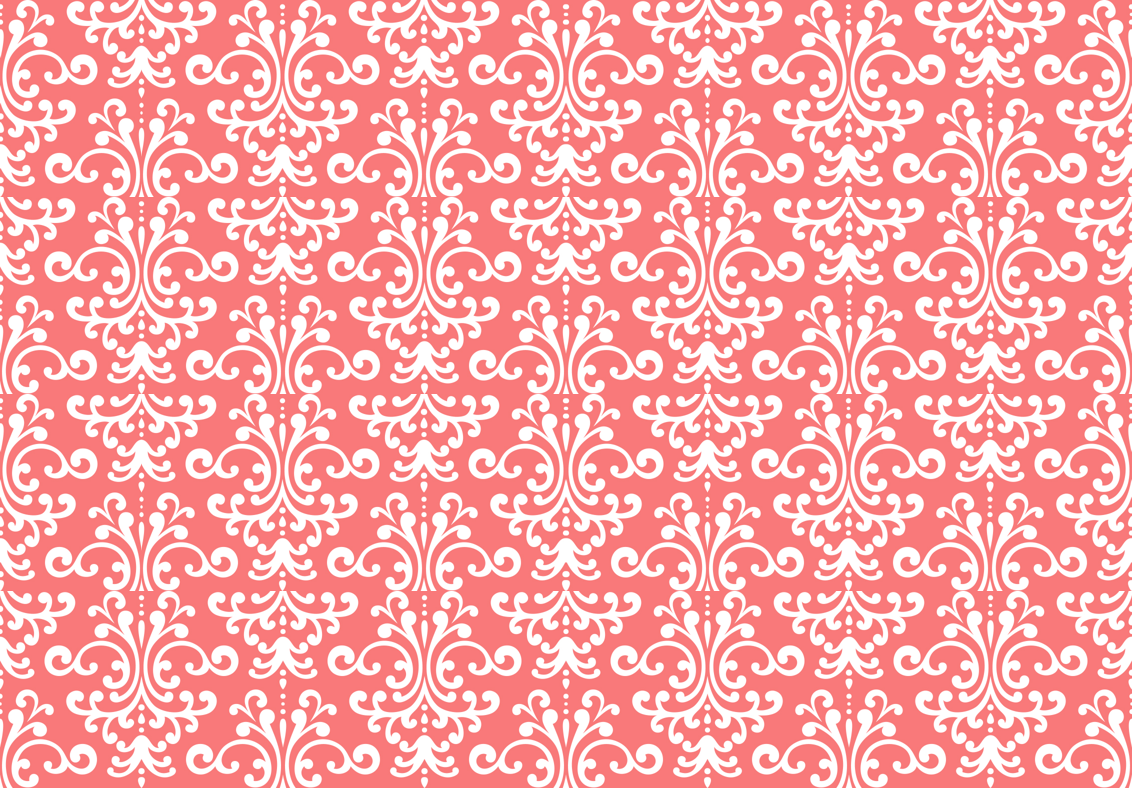 Coral Color Wallpaper Patterns Damask coral and white 1132x788