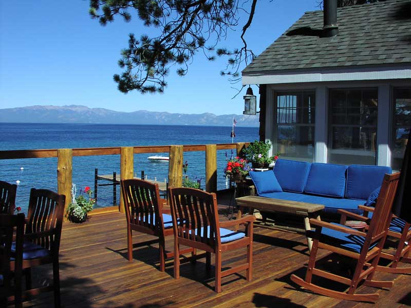 Lake Tahoe Lakefront North West Shore Laketahoe Beach Hot Tub Photo
