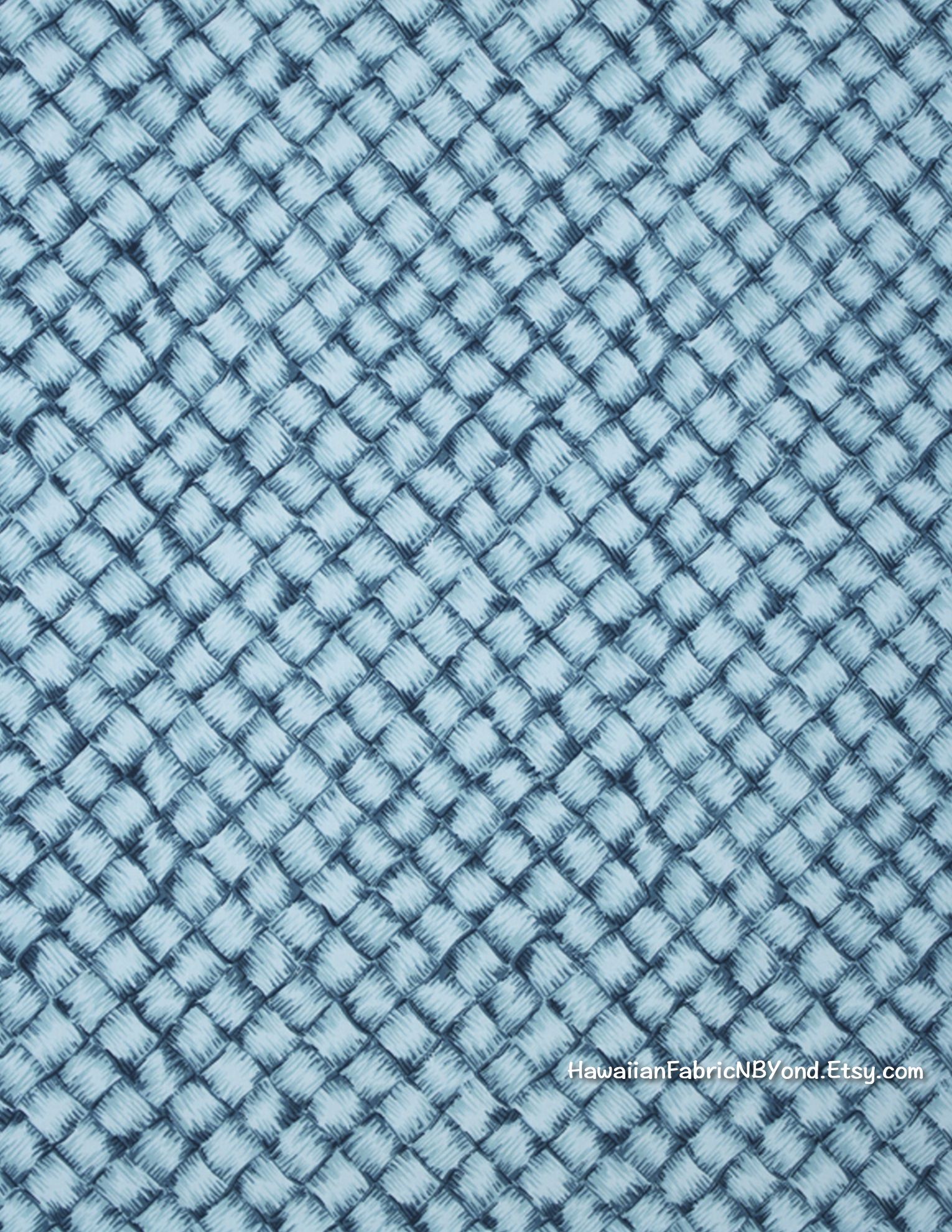 Fabric Lauhala Basket Weave Print By Hawaiianfabricnbyond