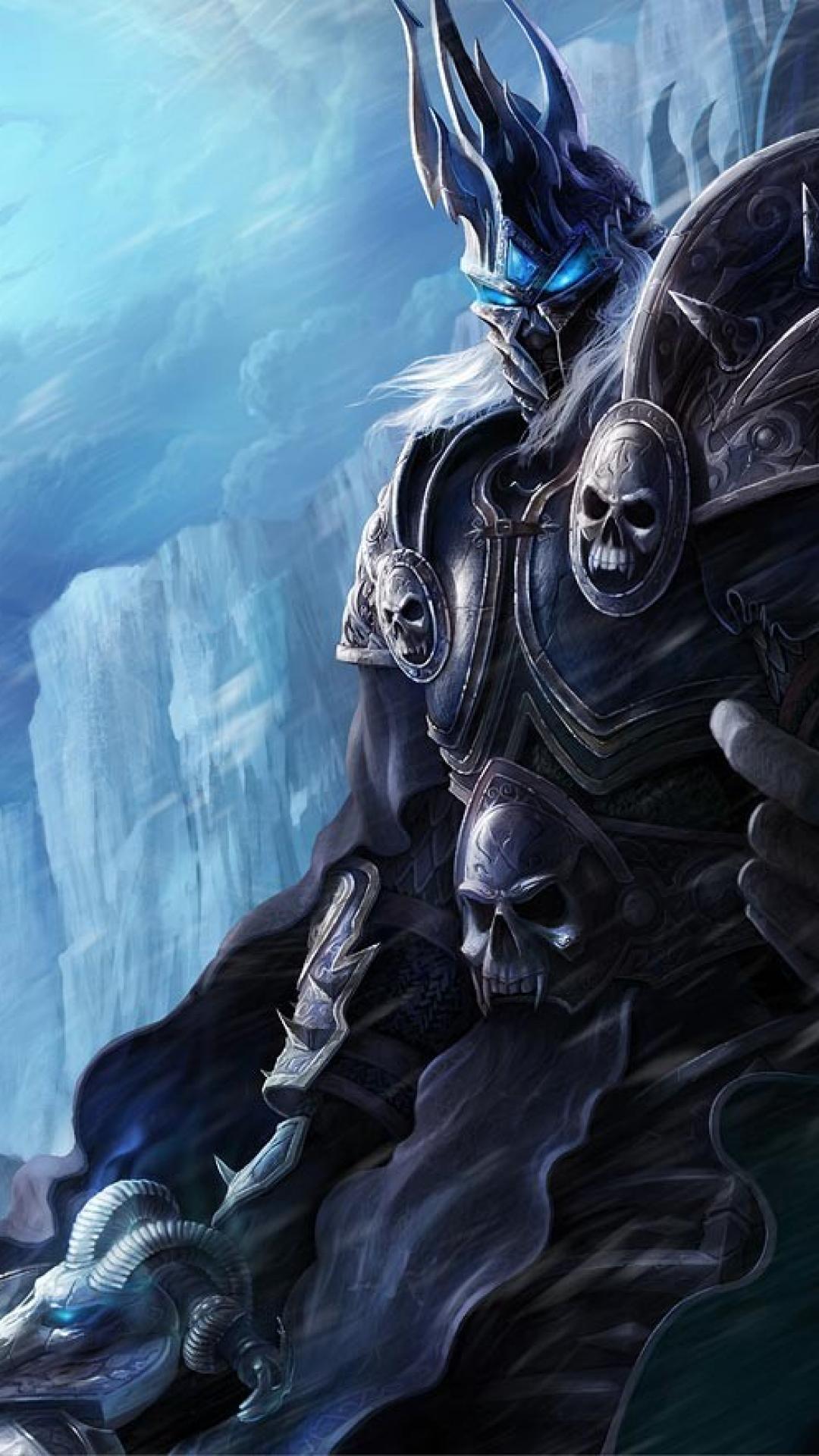 Free download Frostmourne world of warcraft wrath the lich wallpaper  [1080x1920] for your Desktop, Mobile & Tablet | Explore 75+ Frostmourne  Wallpaper |