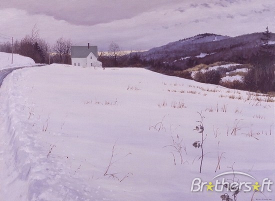 Maine Winter Scenes Screensaver
