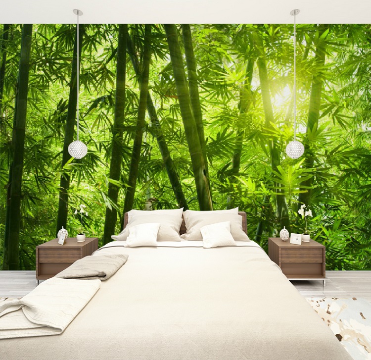 3d Bamboo Forest Wallpaper Wall Mural Removable Self Adhesive