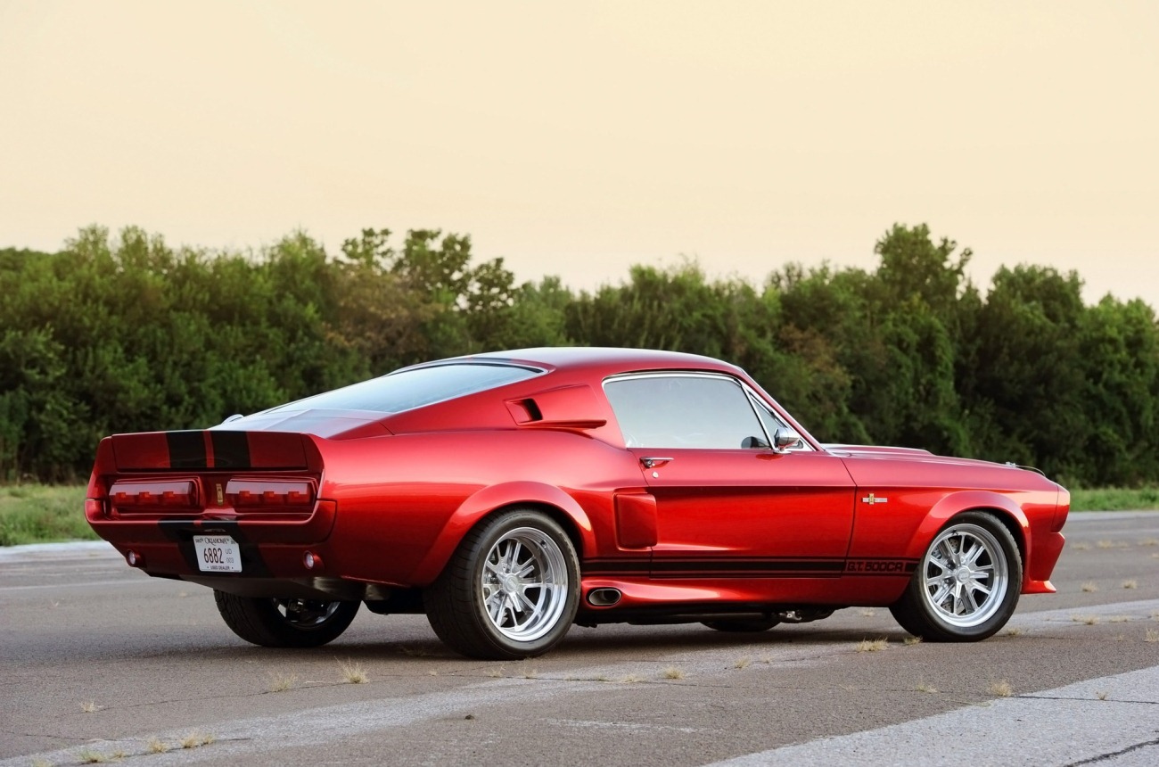 Red Mustang Fastback Wallpaper Background Photos The Unique