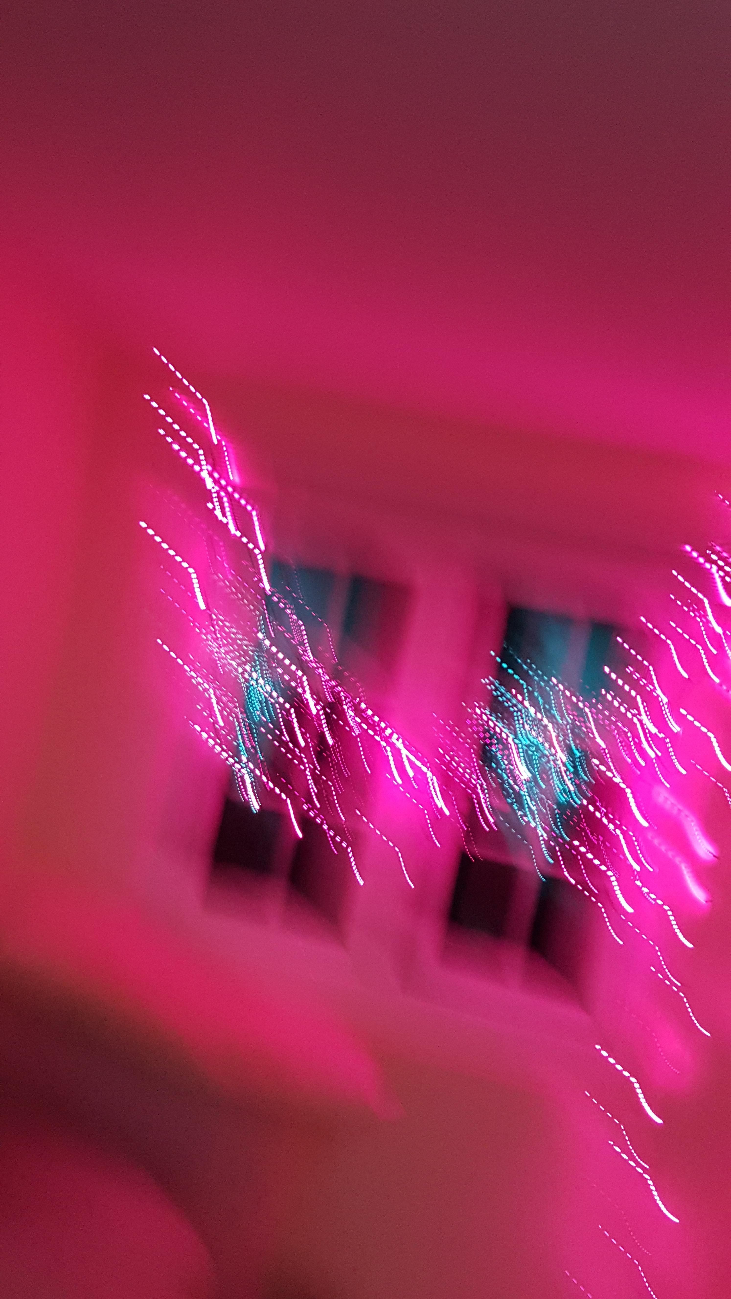 Blurry Bedroom Fairy Lights Vaporwave Glitch