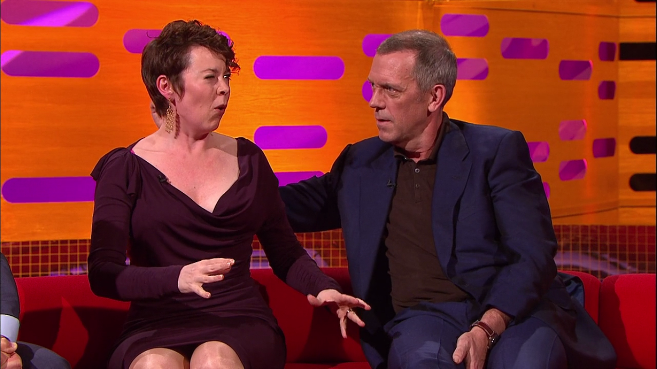 Hugh Laurie Image And Olivia Colman The Graham Norton
