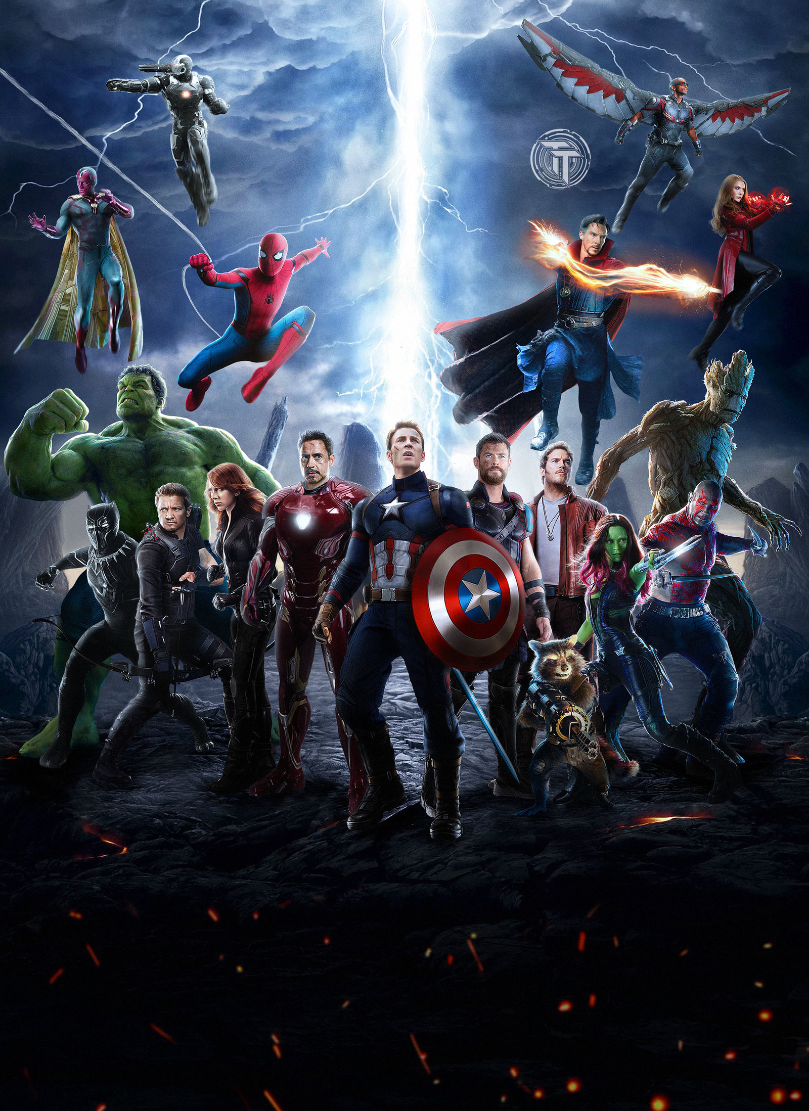 Avengers Infinity War Poster By Timetravel6000v2 On