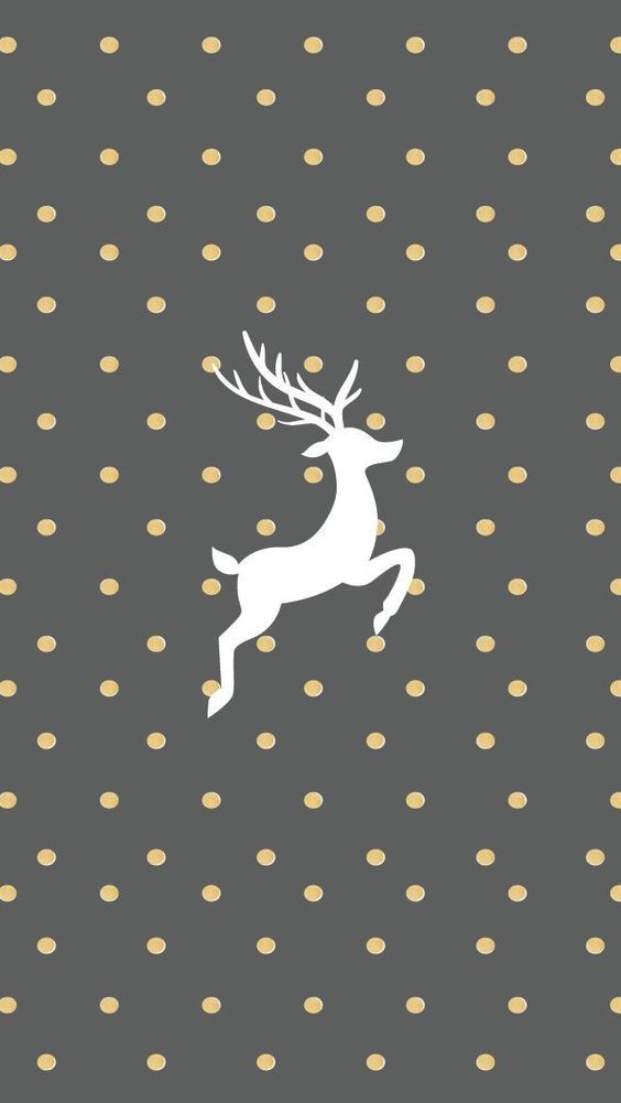 Christmas Phone Wallpaper Cute Reindeer On Stock Vector Royalty Free  775418890  Shutterstock