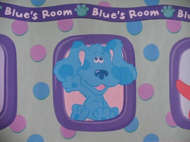 Nick Jr Blues Clues Baby Nursery Kids Decor Childrens Wallpaper Wall