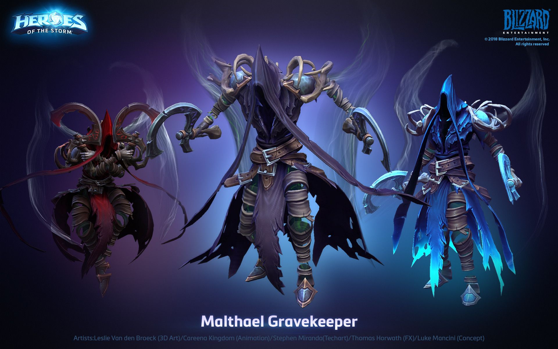 Artstation Hots Gravekeeper Malthael Leslie Van Den Broeck