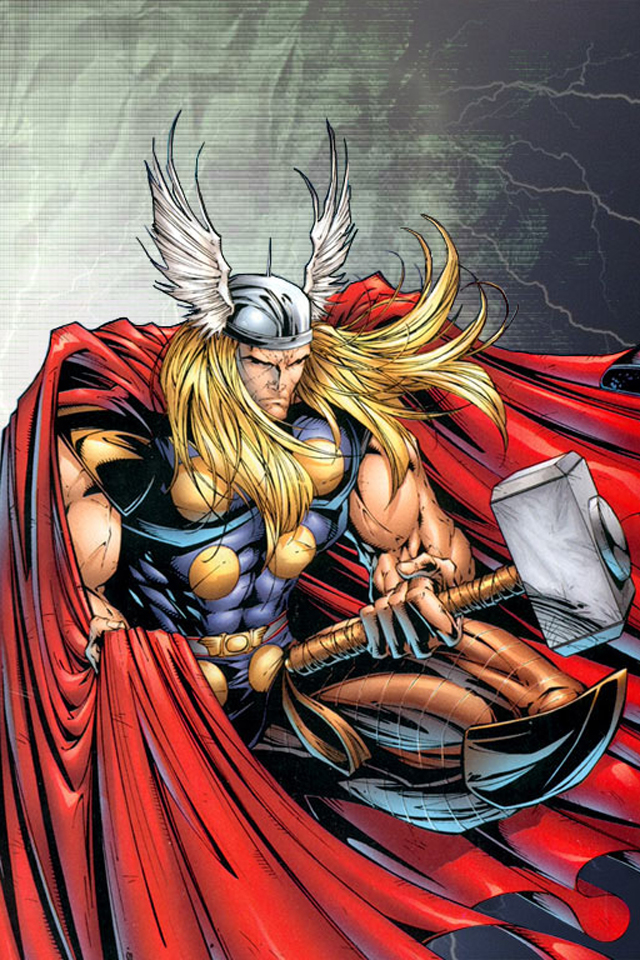 Thor's Thunderous Flight Live Wallpaper