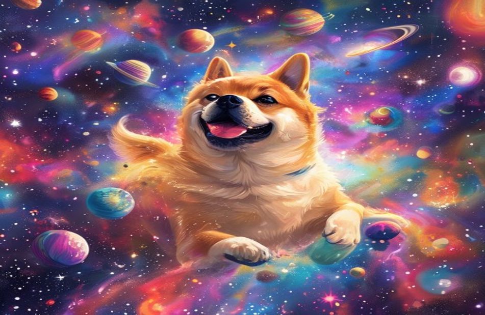 Doge Space Wallpaper