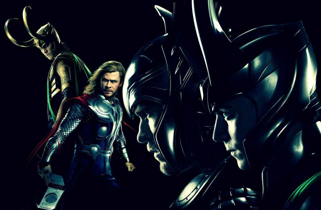 Thor and Loki   Wallpaper by ThanosEditions 1105x723