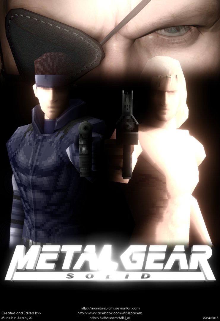 Mgs Metal Gear Solid Movie Poster Fan Made By Munirbinjulaihi On