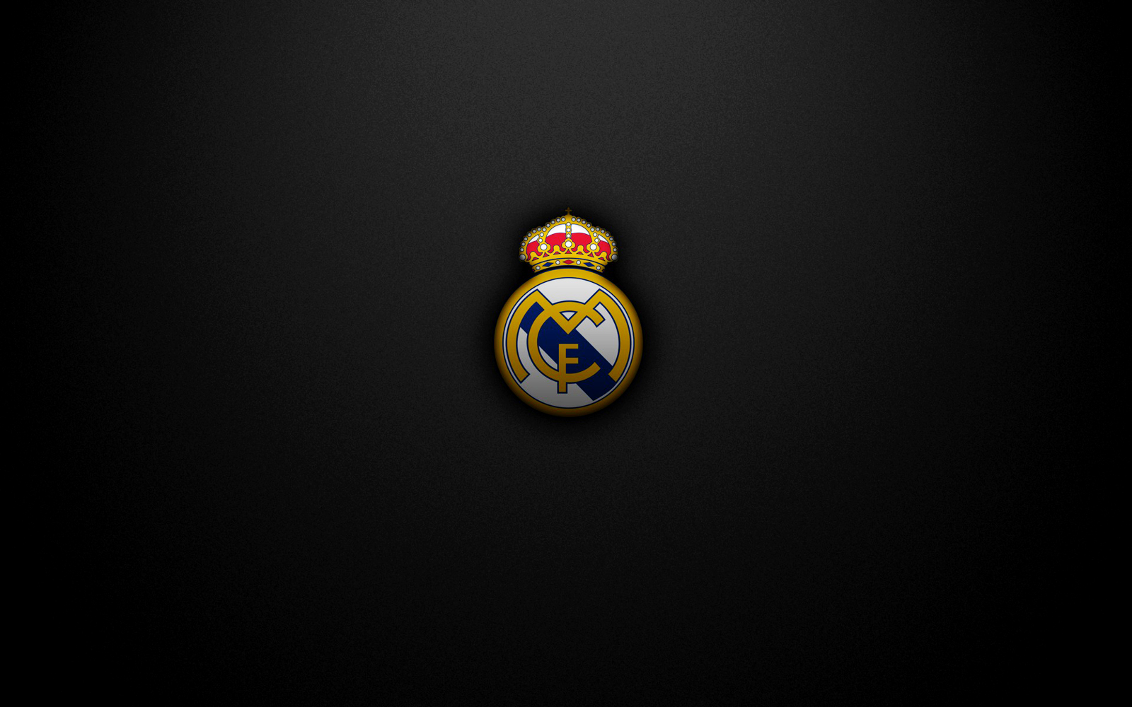 Real Madrid Logo on a Dark Background