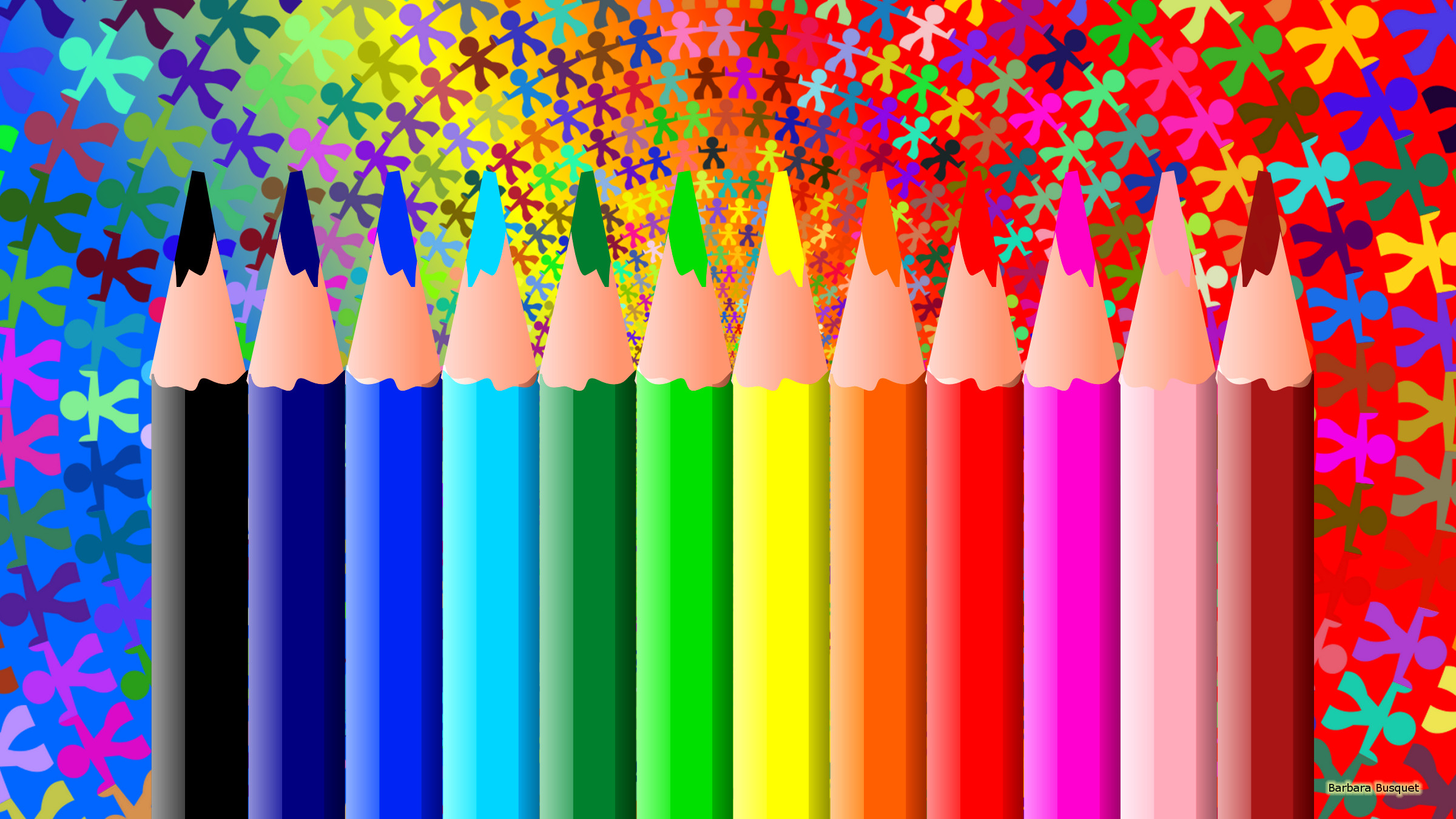 Colored Pencil Wallpaper Image In Collection