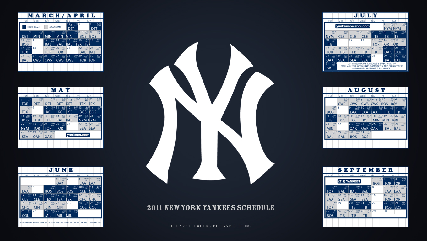 Free Download Yankees Schedule Yankeescom Schedule The Official 1360x768 For Your Desktop Mobile Tablet Explore 49 Yankee Stadium Wallpaper 2015 Yankee Wallpaper For Room New York Yankees Stadium Wallpaper