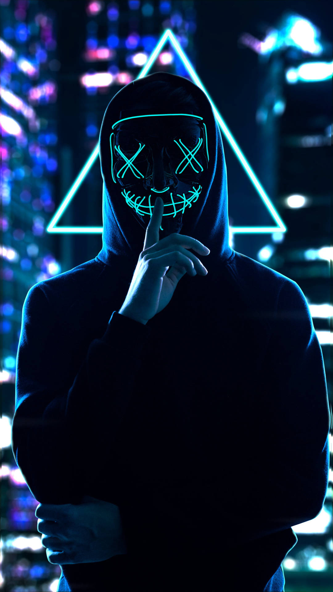 Purge Mask Background Wallpaper