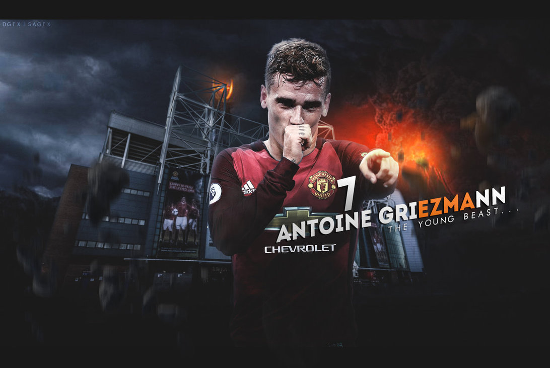 Antonie Griezmann Manchester United Wallpaper By