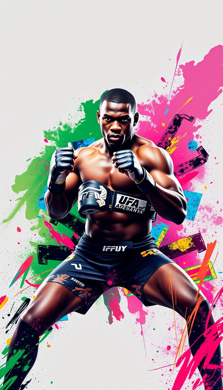 Israel Adesanya Phone Wallpaper