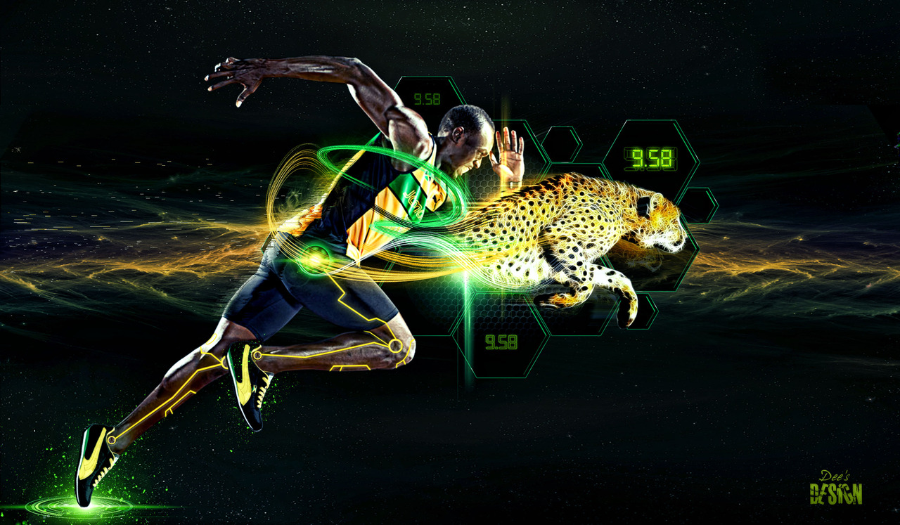 Usain Bolt Wallpaper Puma Running Speed Live HD