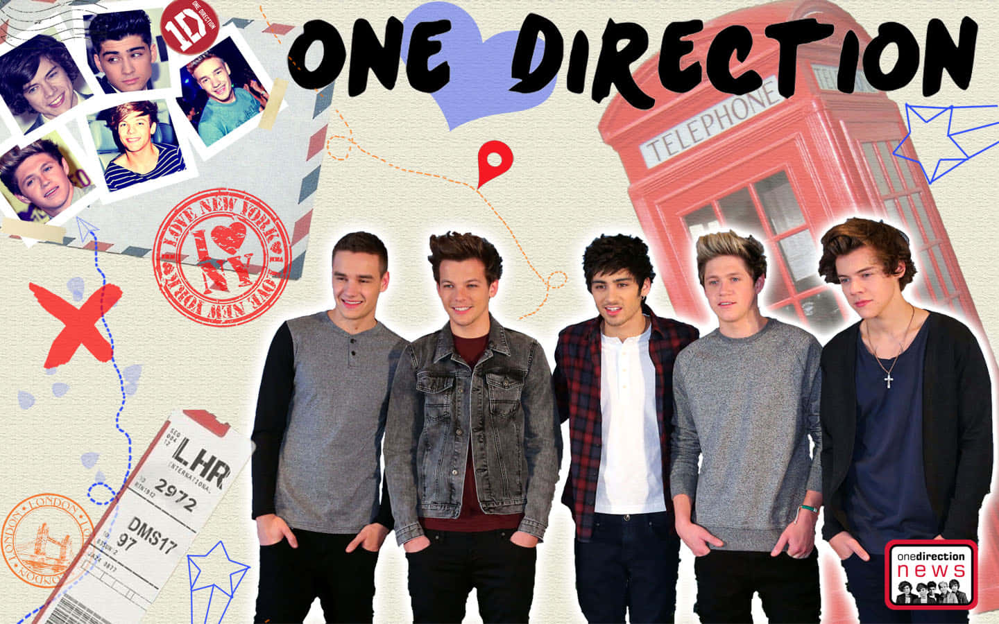 One Direction Laptop Wallpaper