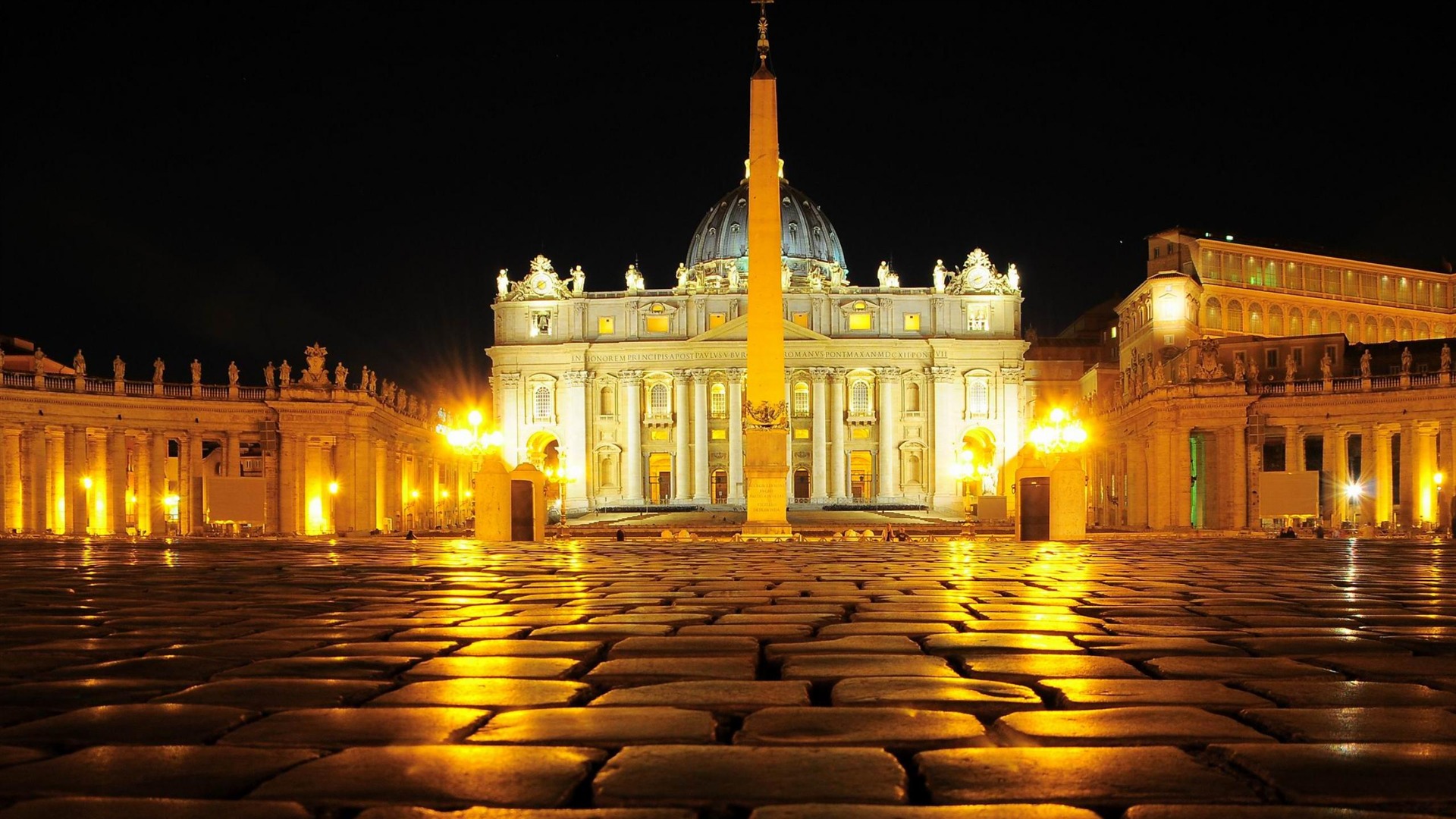 Vatican City Urban Landscape Wallpaper