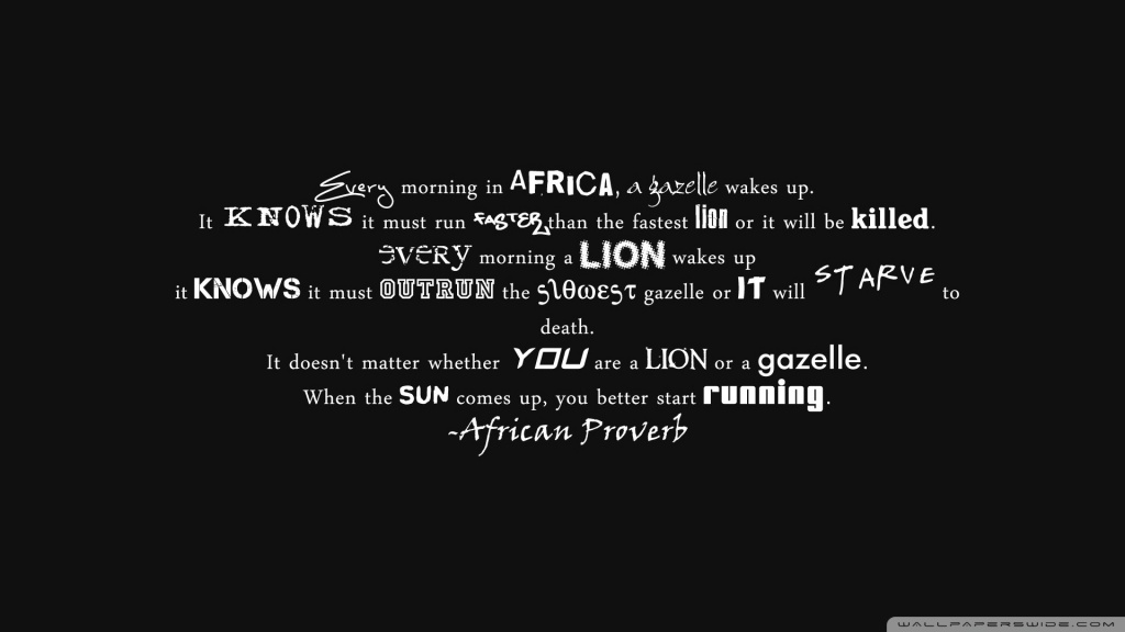 African Proverb 4k HD Desktop Wallpaper For Ultra Tv