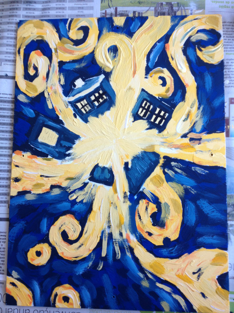 The Doctor Who Van Gogh Thingy By Darvillian