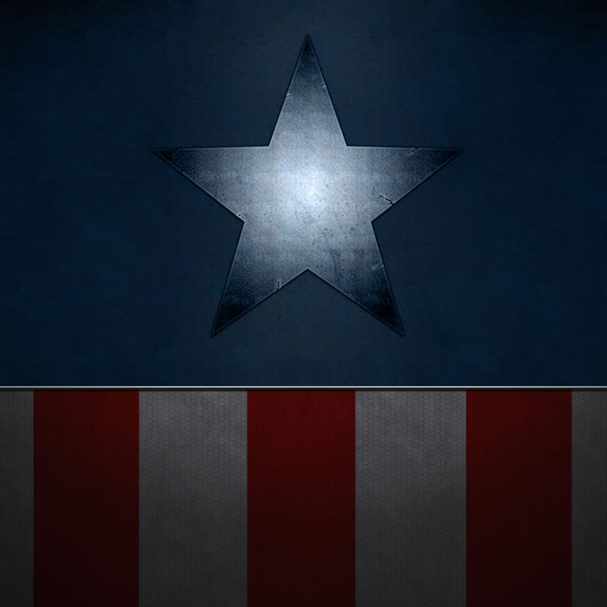 Das iPad Air Captain America Abstract Texture Wallpaper