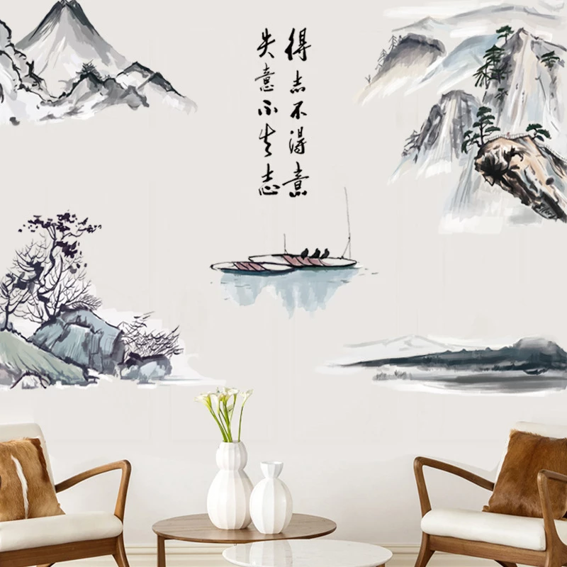 Traditional Chinese Culture Wall Stickers Classic Oriental Element