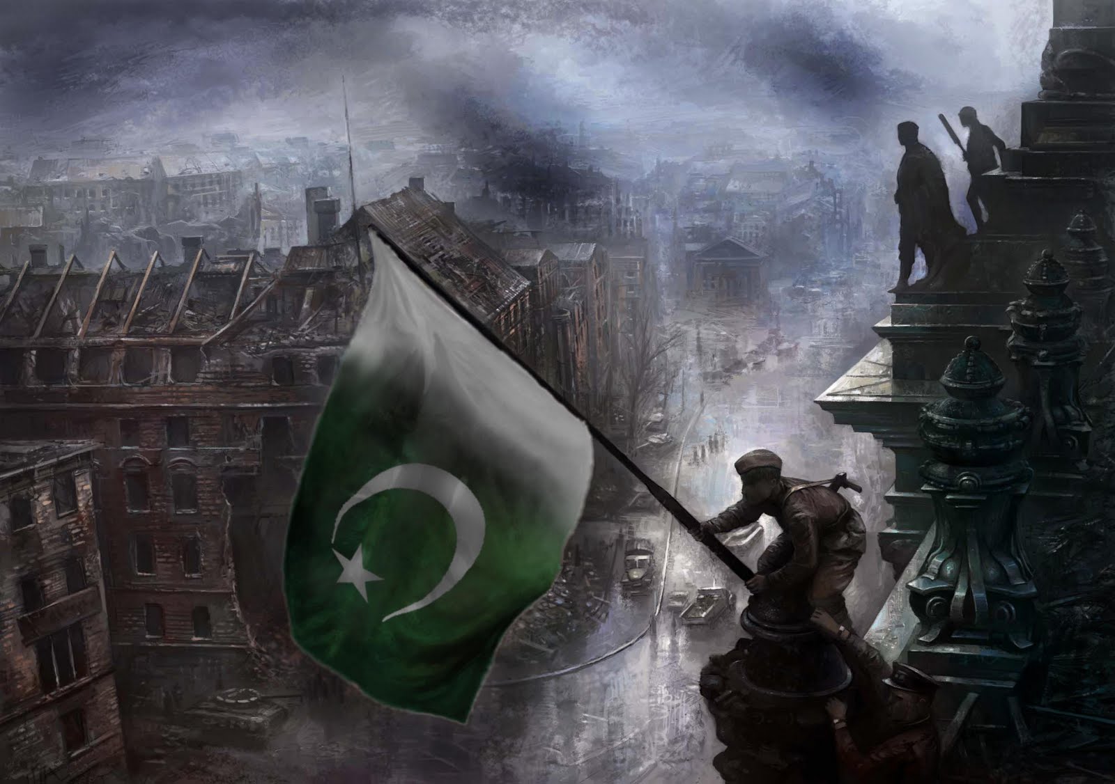 Pakistani Flag Full HD Wallpapers 1600x1126
