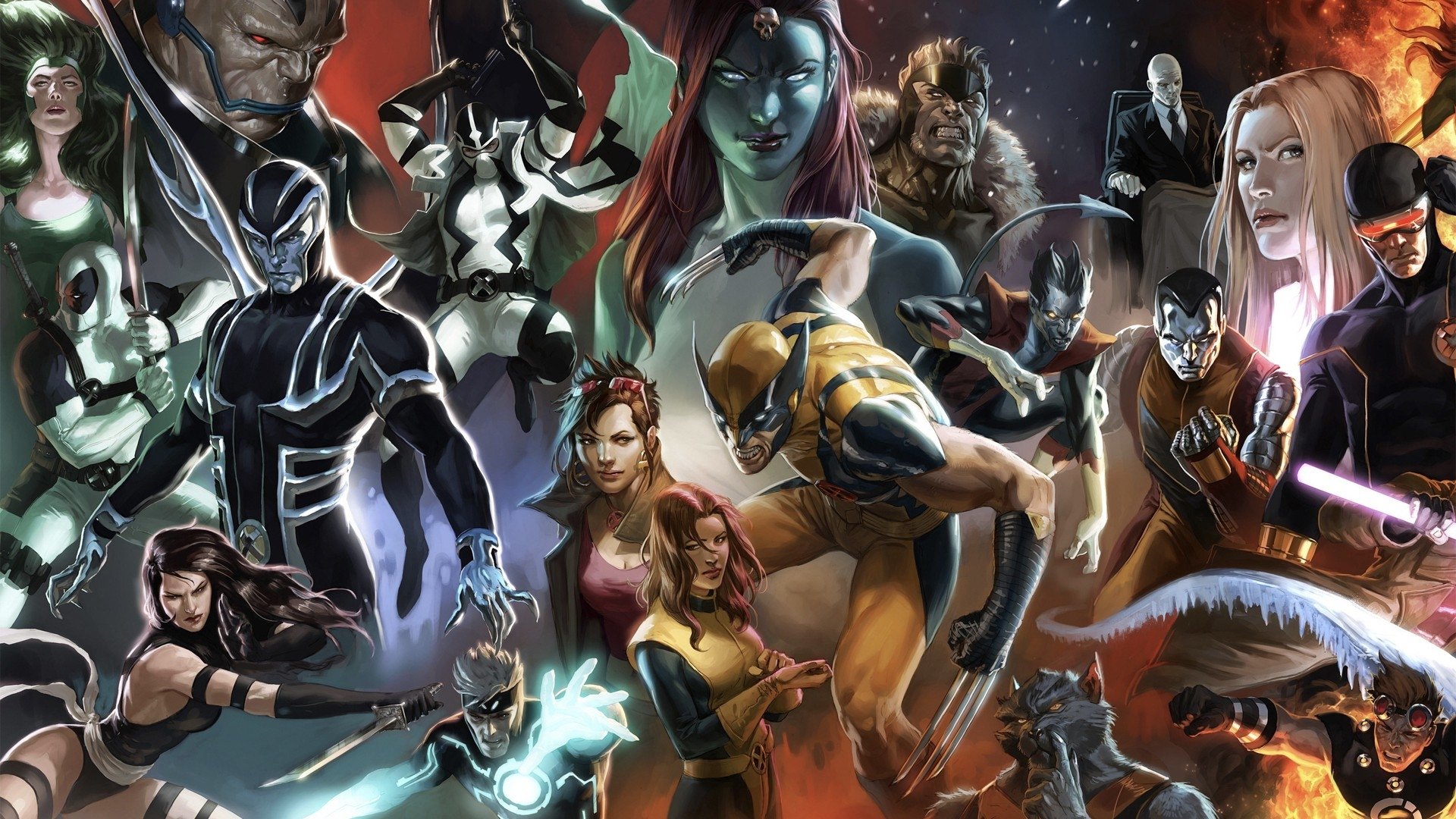 Charles Xavier Nightcrawler Marvel Ics HD Wallpaper